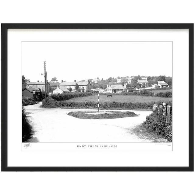 Undy, The Village C1950 - Single Picture Frame Print The Francis Frith Collection Size: 28cm H x 36cm W x 2.3cm D on Productcaster.