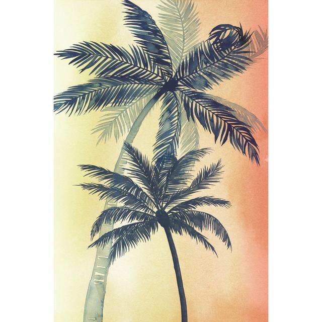 Vintage Palms II - Wrapped Canvas Art Prints 17 Stories Size: 76cm H x 51cm W x 3.8cm D on Productcaster.