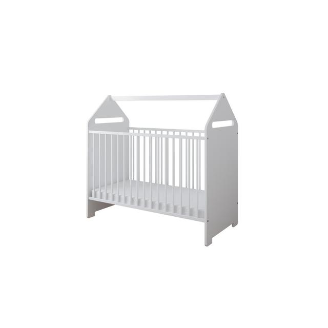 Epps Cot with Mattress Harriet Bee Drawer Included: No, Colour: White on Productcaster.