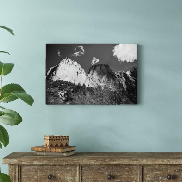 Kolob Canyons I by Laura Marshall - No Frame Print on Canvas Blue Elephant Size: 51cm H x 76cm W x 3.8cm D on Productcaster.