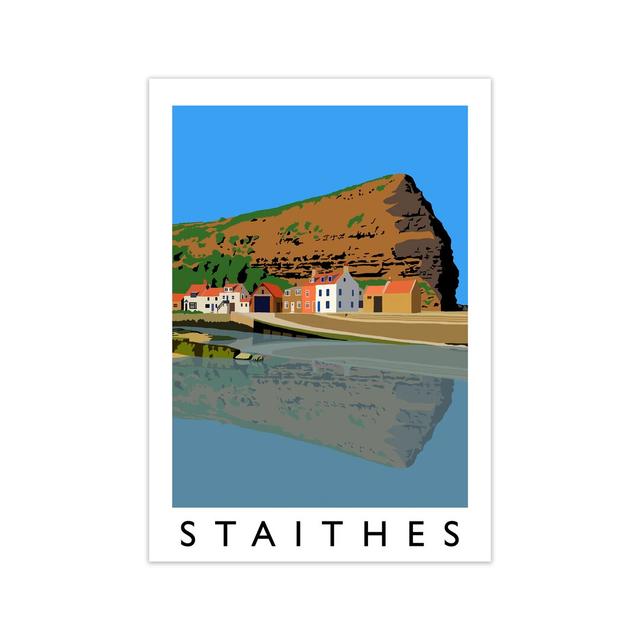 'Staithes' Graphic Art Print 17 Stories Size: 841 cm H x 594 cm W on Productcaster.