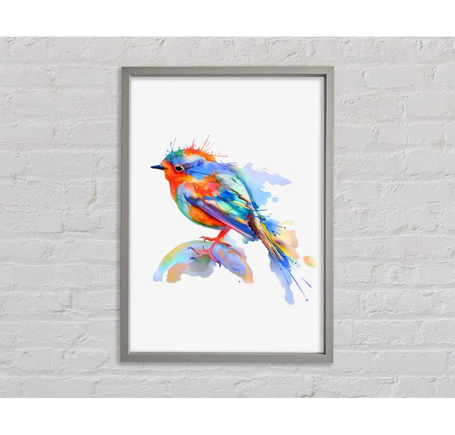 Colourful Robin - Print Bright Star Size: 141.4cm H x 100cm W x 3.3cm D on Productcaster.