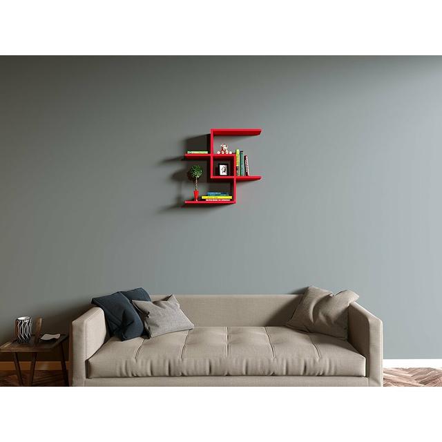 Tisdale Wall Shelf Brayden Studio Finish: Red on Productcaster.