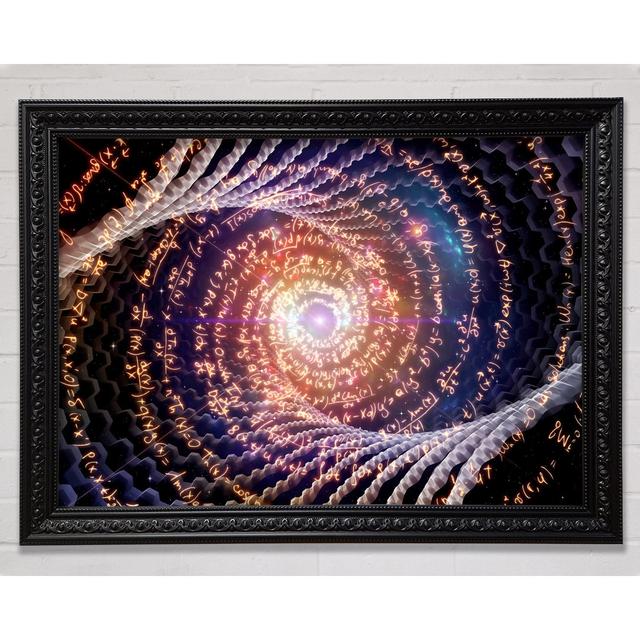 Fibonacci Sequence Framed Print Latitude Vive Format: Black Framed Paper, Size: 21cm H x 29.7cm W x 3cm D on Productcaster.