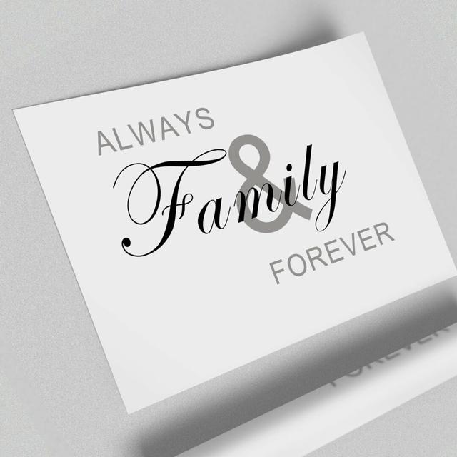 Always and Forever - Graphic Art Print on Paper East Urban Home Size: 84.1 cm H x 118.9 cm W x 1cm D on Productcaster.