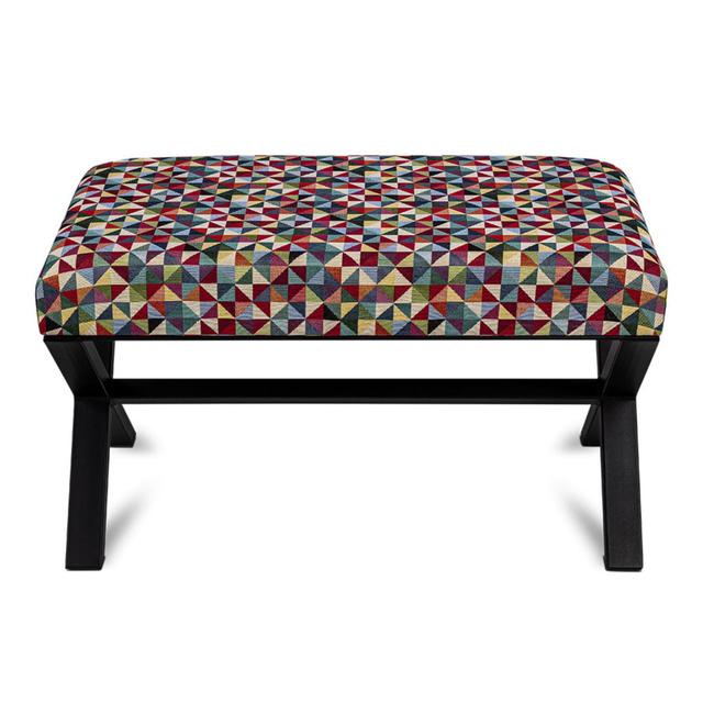 Palo Upholstered Bench Corrigan Studio Size: H50 x W80 x D35cm on Productcaster.