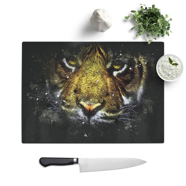 Tiger Vol.2 Chopping Board East Urban Home Size: 28.5cm W x 39cm L on Productcaster.