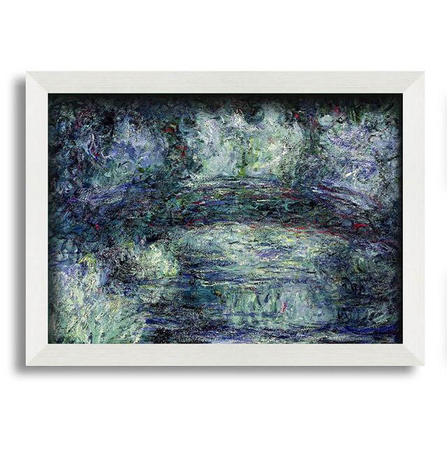 Monet Pont Japonais Japanilainen Silta - Single Picture Frame Art Prints Metro Lane Size: 29.7cm H x 42cm W x 10cm D on Productcaster.