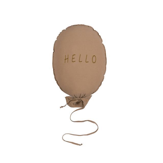 BALLOON PILLOW PETROL HELLO ECRU Malomi Colour: Camel/Caramel on Productcaster.