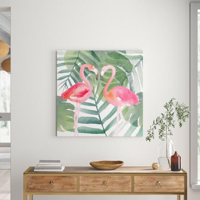 Pinkest Love - Painting Print East Urban Home Size: 51cm H x 51cm W x 4cm D, Format: Wrapped Canvas on Productcaster.