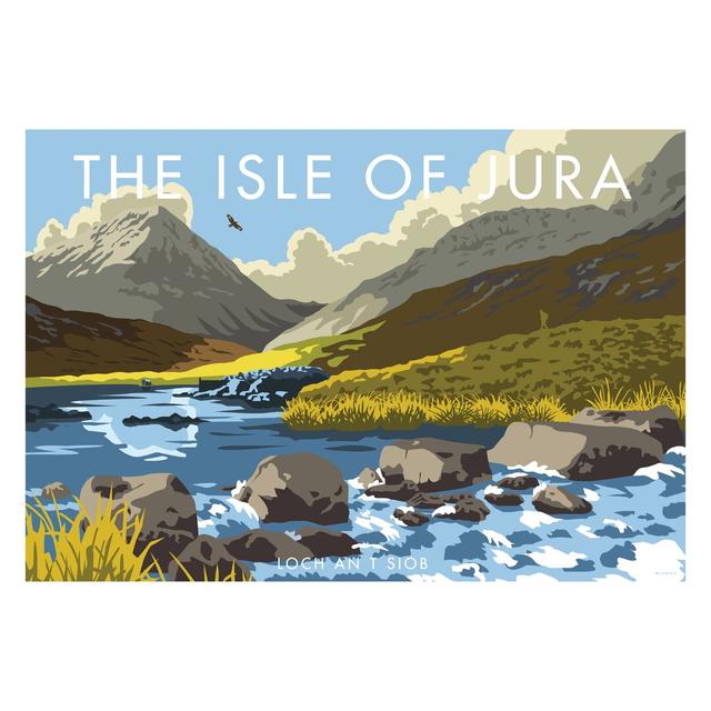 The Isle of Jura 4 by Stephen Millership - Graphic Art Print on Paper George Oliver Frame Options: No Frame, Size: 30cm H x 40cm W x 1cm D on Productcaster.