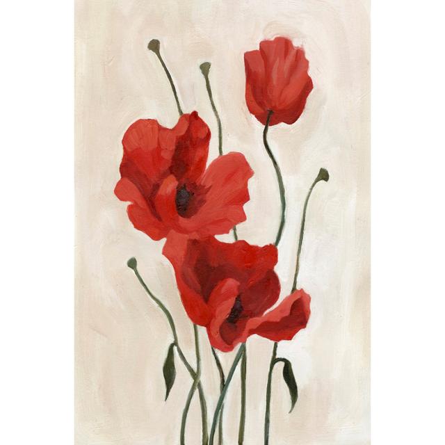 Poppy Bouquet II Rosalind Wheeler Size: 46cm H x 30cm W x 3.8cm D on Productcaster.