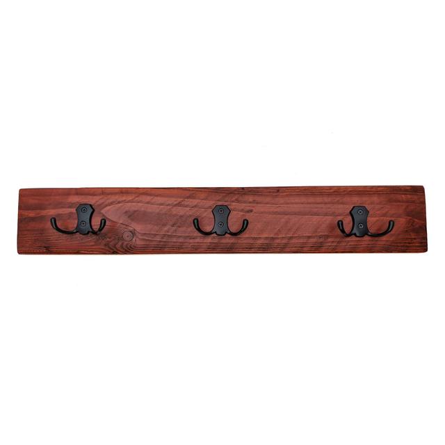 Handmade Wooden Coat Rack BK24-20 Teak Alpen Home on Productcaster.