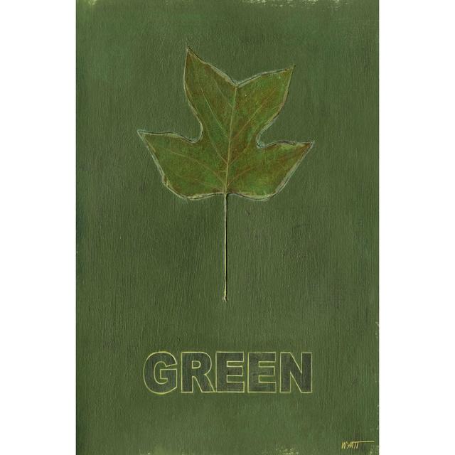 Going Green IV - Wrapped Canvas Art Prints Rosalind Wheeler Size: 122cm H x 81cm W on Productcaster.