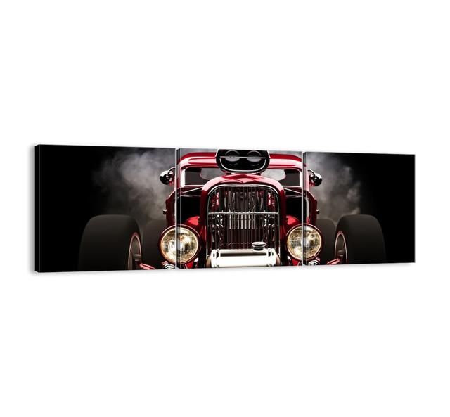 Fast and Furiously Beautiful - 3 Piece Unframed Panoramic Photograph Print Set on Canvas Borough Wharf Size: 50cm H x 150cm W x 1.8cm D on Productcaster.