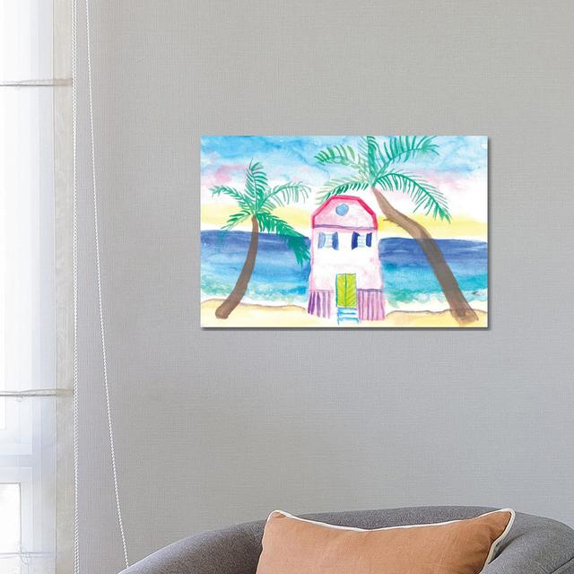 Emy's Tropical Beach House von Markus & Martina Bleichner - Gallery-Wrapped Canvas Giclée on Canvas Ebern Designs Format: Leinwandbild, Größe: 45,72 c on Productcaster.