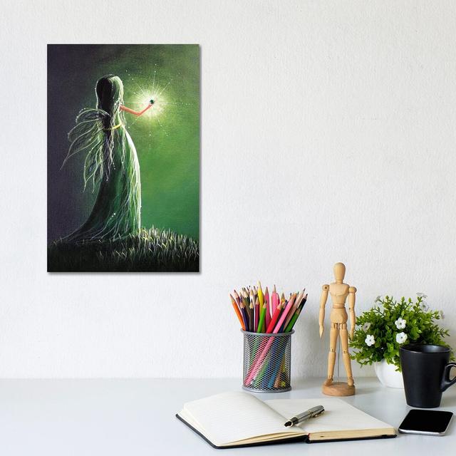 Emerald Fairy - Print on Canvas Maturi Format: Wrapped Canvas, Size: 30.48cm H x 20.32cm W x 1.91cm D on Productcaster.