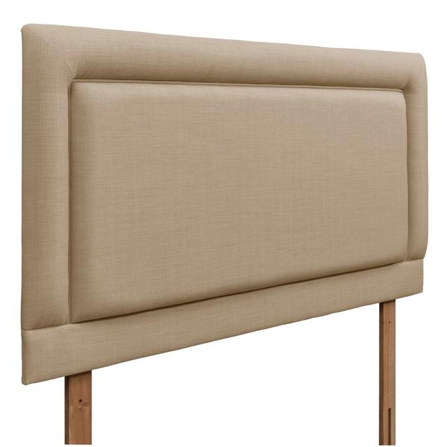 Ashburn Upholstered Headboard Brambly Cottage Size: Super King (6') , Colour: Sand on Productcaster.