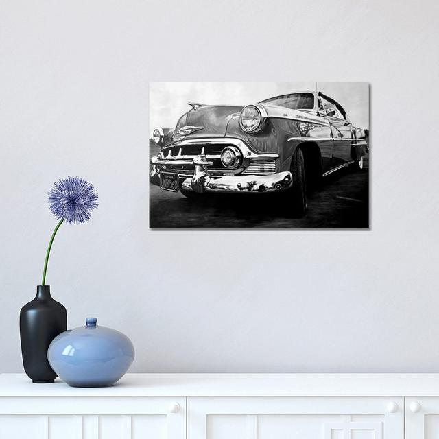 American Dream Car I BW by J.Bello Studio - Wrapped Canvas Print Williston Forge Size: 30.48cm H x 45.72cm W x 1.91cm D on Productcaster.