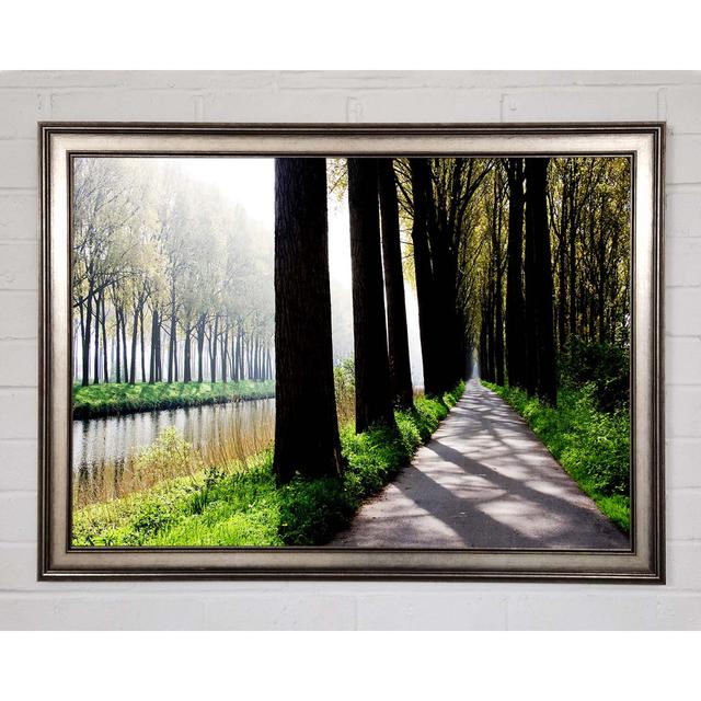 The River Pass - Single Picture Frame Art Prints Union Rustic Size: 84.1cm H x 118.9cm W x 1.5cm D on Productcaster.