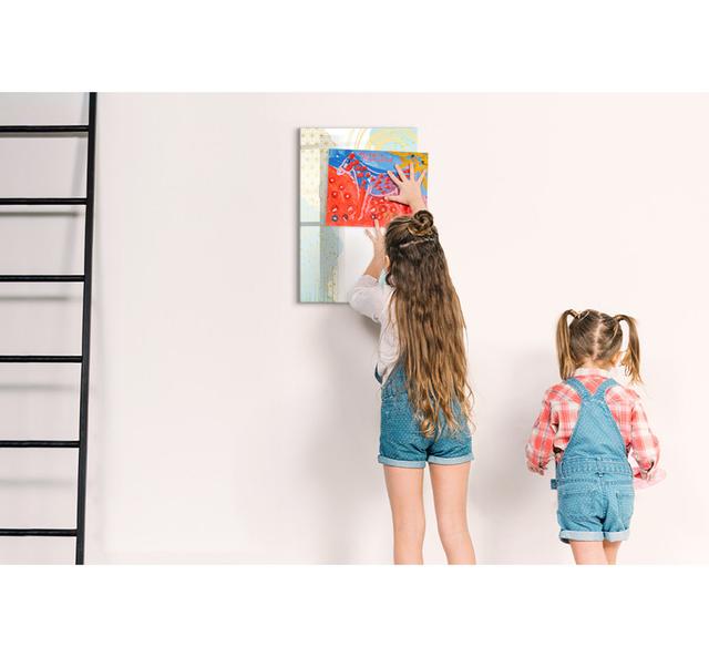 Decorative Abstraction Magnetic Dry Erase Board Latitude Vive on Productcaster.