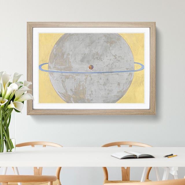 Artwork 2 by Hilma Af Klint - Picture Frame Painting East Urban Home Size: 48cm H x 65cm W x 2cm D, Frame Option: Oak Framed on Productcaster.