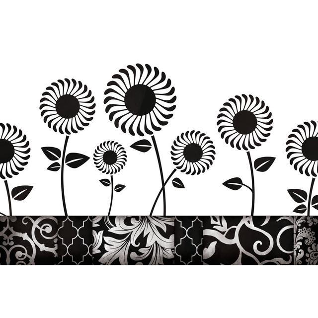 Flowers - Wrapped Canvas Print Marlow Home Co. Size: 51cm H x 76cm W x 3.8cm D on Productcaster.