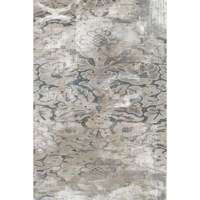 Weathered Damask Panel III by June Erica Vess - Wrapped Canvas Graphic Art Rosalind Wheeler Size: 91cm H x 61cm W x 3.8cm D on Productcaster.