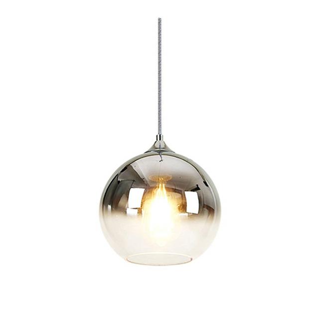 1 - Light Single Globe Pendant URBNLIVING Finish: Sliver, Size: 150cm H x 25cm W x 25cm D on Productcaster.