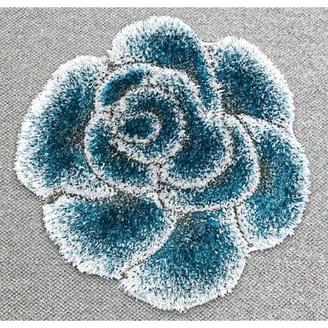 Luxury Super Soft New Modern Flower Shape Shaggy Rugs Non Slip Living Room Rug Bedroom Carpet Rosalind Wheeler on Productcaster.