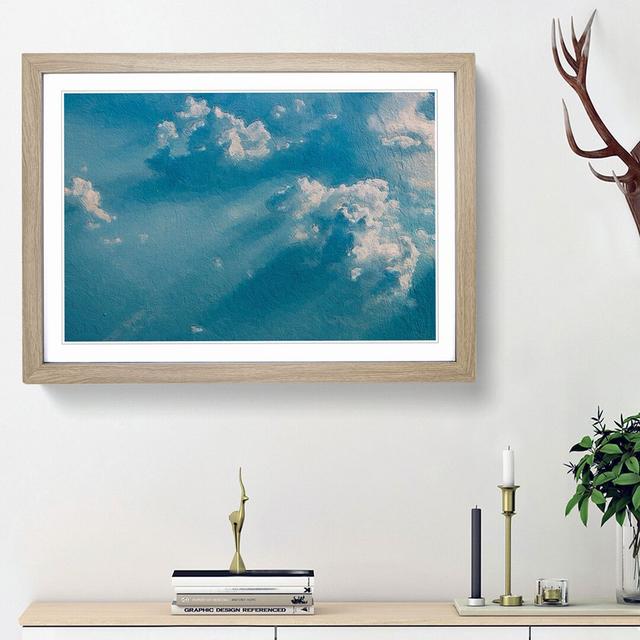 Light Through the Clouds - Picture Frame Painting Print East Urban Home Frame Option: Oak Framed, Size: 27cm H x 36cm W x 2cm D on Productcaster.