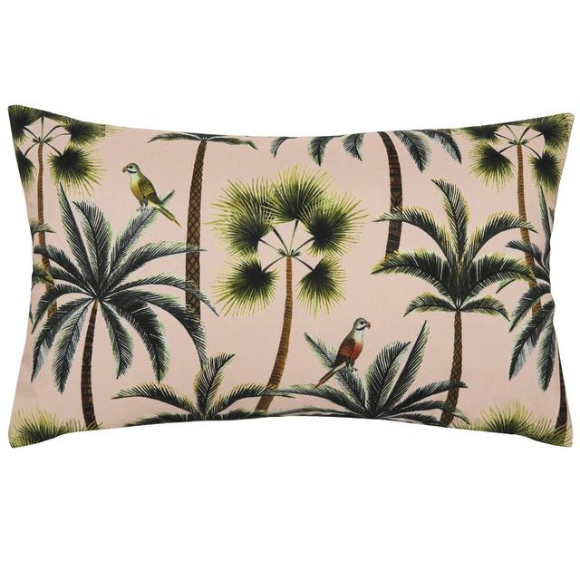 Indoor / Outdoor Floral Square Throw Cushion With Filling Evans Lichfield on Productcaster.