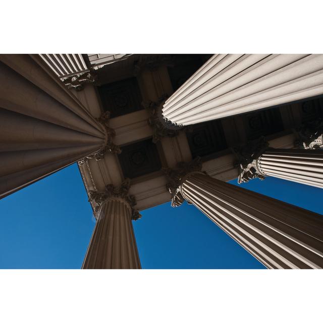 Washington Photograph Columns - Wrapped Canvas Painting Latitude Run Size: 61cm H x 91cm W x 3.8cm D on Productcaster.