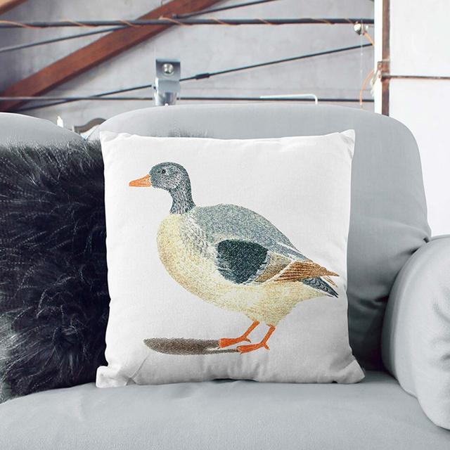 Duck by Johan Teyler Cushion with Filling East Urban Home Size: 55cm H x 55cm W x 20cm D on Productcaster.