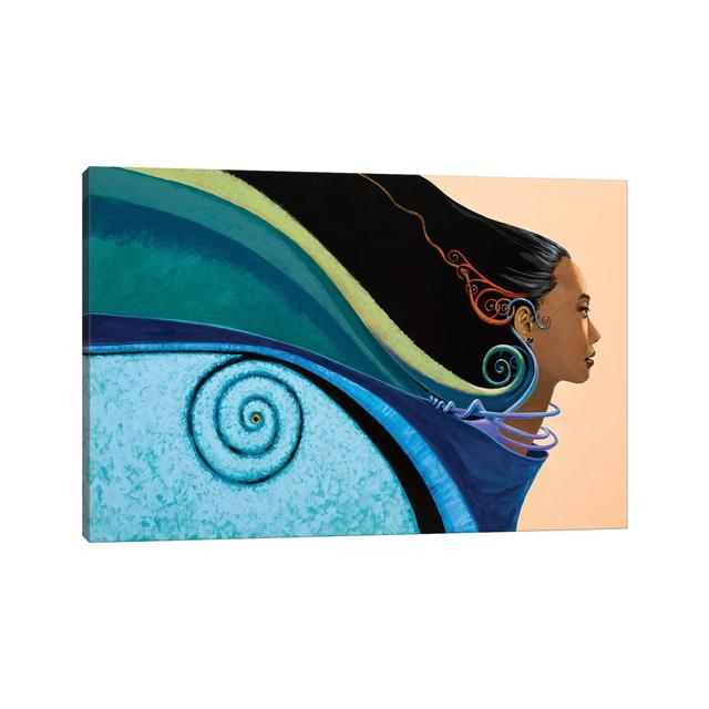 Winds of Change : Zeta by Lawrence Lee - Wrapped Canvas Graphic Art ClassicLiving Size: 30.48cm H x 45.72cm W x 1.91cm D on Productcaster.