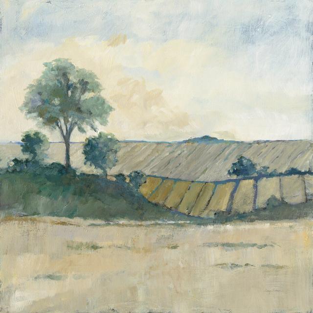 Fields Before the Storm by Avery Tillmon - Wrapped Canvas Painting August Grove Size: 51cm H x 51cm W on Productcaster.