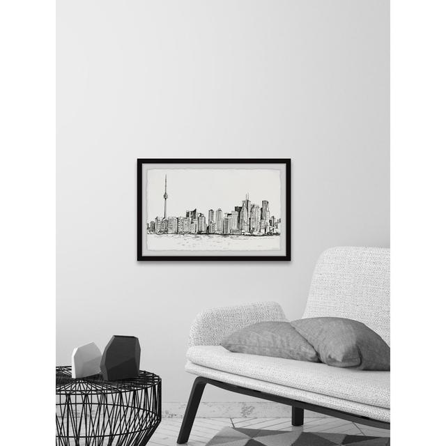 Towering CN Tower - Picture Frame Painting Marmont Hill Size: 41cm H x 61cm W x 3.81cm D on Productcaster.