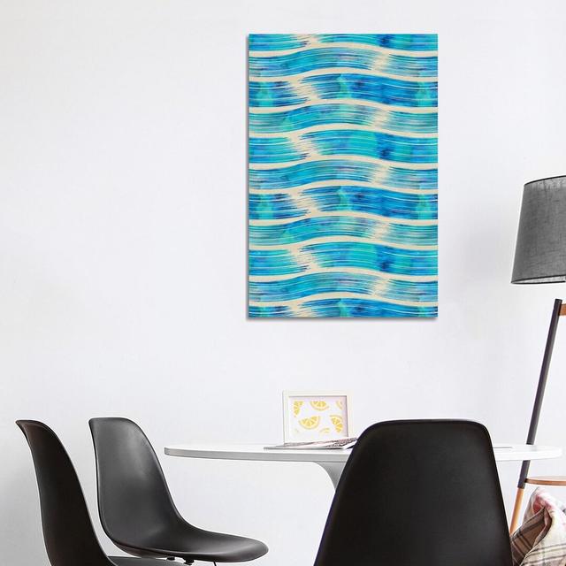 Wavy by Linda Birtel - Wrapped Canvas Gallery-Wrapped Canvas Giclée Metro Lane Size: 101.6cm H x 66.04cm W x 3.81cm D on Productcaster.