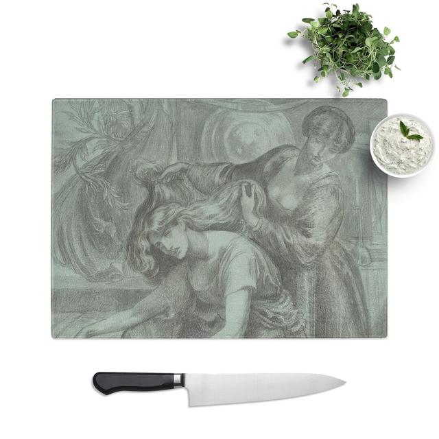 Desdemonas Death Song by Dante Gabriel Rossetti Chopping Board East Urban Home Size: 0.4cm H x 28.5cm W x 39cm L on Productcaster.