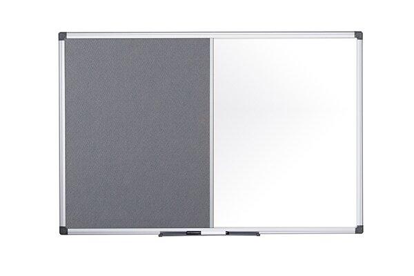 Magnetic Bulletin Board Inbox Zero Size: 120 cm H x 120 cm W, Colour: Grey/White on Productcaster.