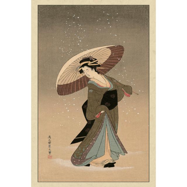 Women of Japan V - Wrapped Canvas Graphic Art Latitude Vive Size: 76cm H x 51cm W x 3.8cm D on Productcaster.