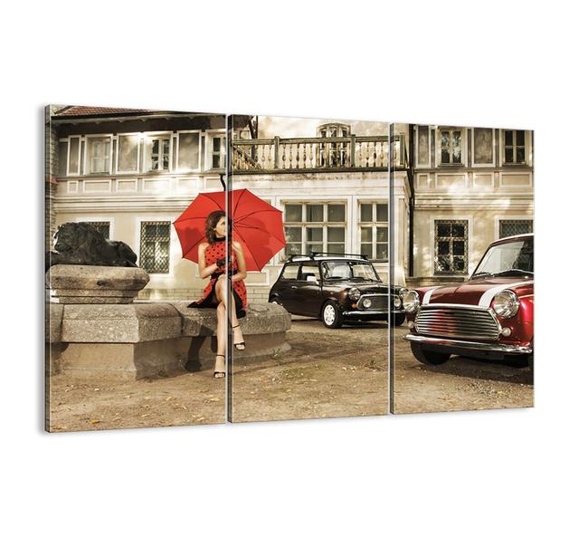 A Sentimental Mini Journey - 3 Piece Unframed Photograph Print Set on Canvas Brayden Studio Size: 70cm H x 105cm W x 1.8cm D on Productcaster.