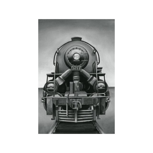 'Vintage Train' Graphic Art on Wrapped Canvas East Urban Home Size: 101.6cm H x 66.04cm W x 3.81cm D on Productcaster.