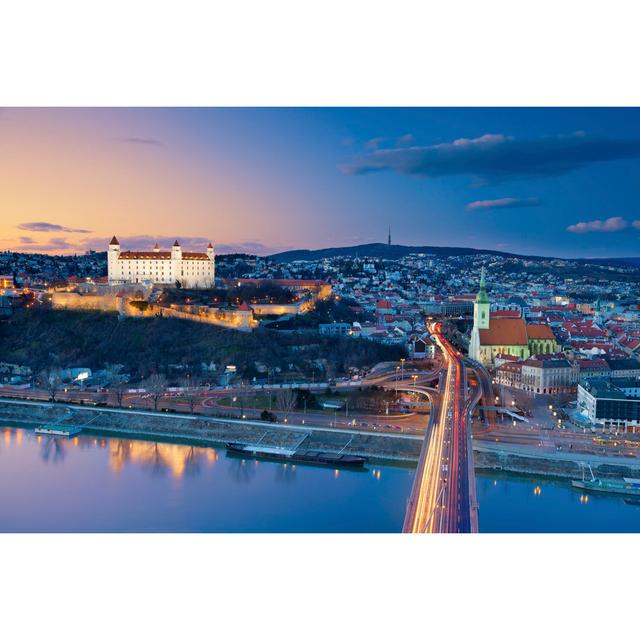 Bratislava by Bratislava - Wrapped Canvas Art Prints Latitude Run Size: 81cm H x 122cm W x 3.8cm D on Productcaster.