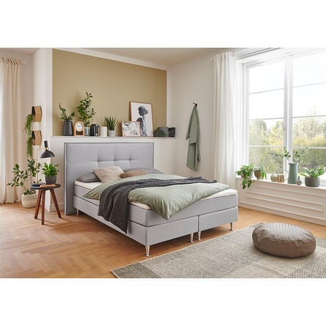 Boxspring Bed Avarielle with Topper Brayden Studio Size: 120 x 200 cm on Productcaster.