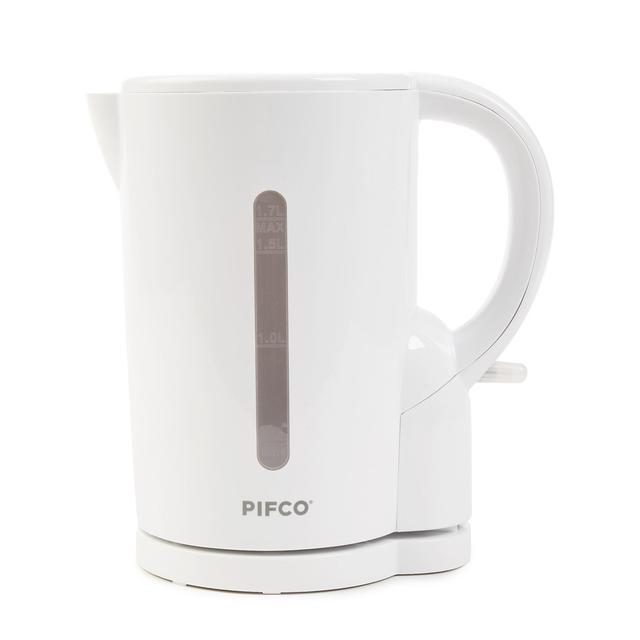 PIFCO Essentials 1.7L Plastic Electric Kettle PIFCO Colour: White on Productcaster.