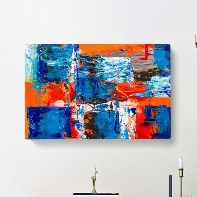 Abstract Art Painting Vol.336 by S.Johnson - Wrapped Canvas Painting Print East Urban Home Size: 35cm H x 50cm W x 3cm D on Productcaster.