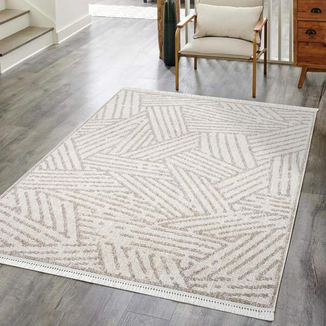 Ruxt Geometric Area Rug Norden Home Rug Size: Rectangular 200 x 290cm on Productcaster.