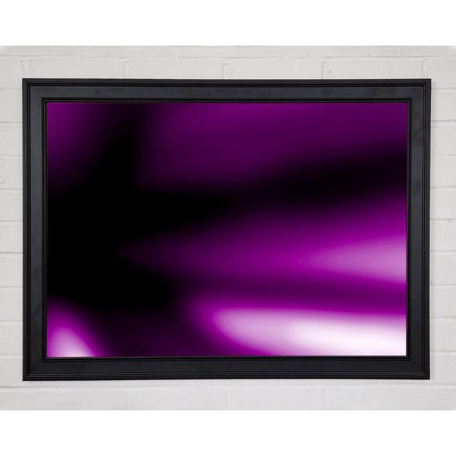 Time-Line Purple Framed Print Ivy Bronx Size: 42cm H x 59.7cm W on Productcaster.