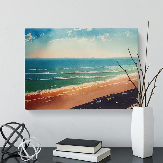 Beach in Vol.5 - Wrapped Canvas Graphic Art House of Hampton Size: 35cm H x 50cm W x 3cm D on Productcaster.